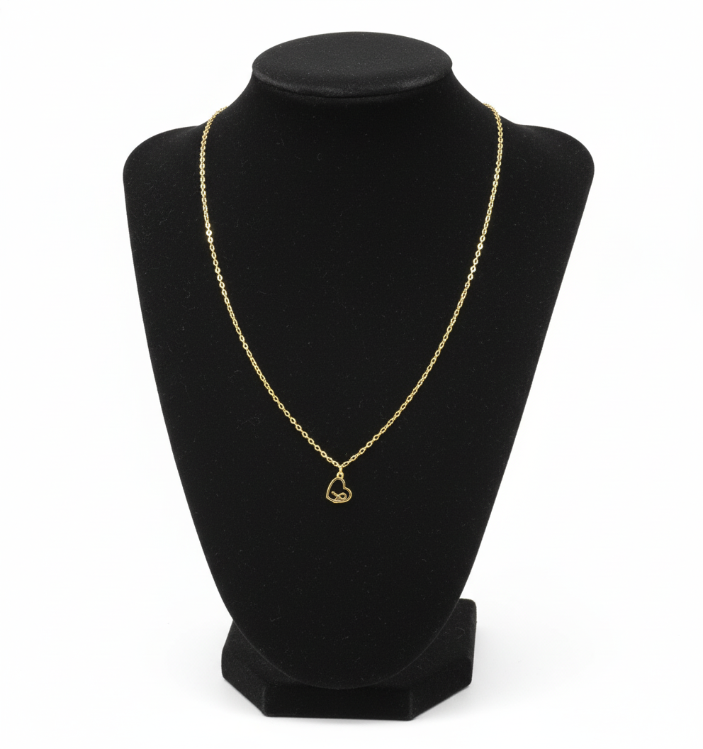 Ribboned Heart Necklace