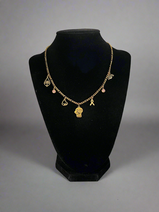 Pink Promise Charm Necklace